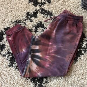 Chaser Purple Tie-Dye Joggers